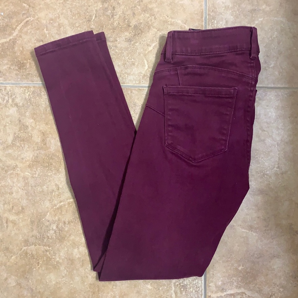 Maroon Juicy Couture jeans